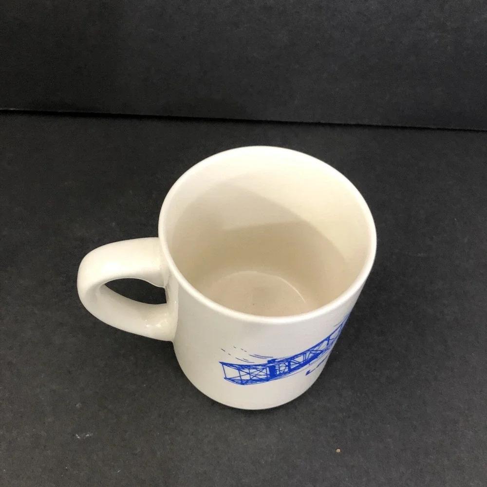 Vintage NASA Langley Visitor Center Hampton VA Coffee Mugs Cups Space Set of 2